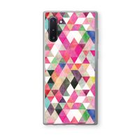 Gekleurde driehoekjes: Samsung Galaxy Note 10 Transparant Hoesje