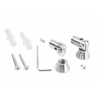 Deko Light 987080 Universal Halteclip Aufnahme (schwenkbar) Set 2 Stk Bevestigingsclip Metaal 1 stuk(s)