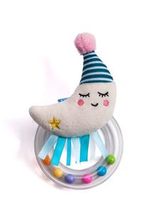 Mini moon rattle