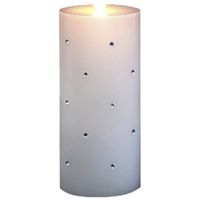 Konstsmide 1839-100 LED-kaars met echte was Warm-wit Warmwit (Ø x h) 75 mm x 168 mm Timer, Schakelaar