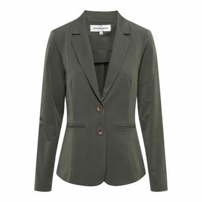 &Co - Groen | Dames | Blazer | Groen | XXL | regular | Kamst mode