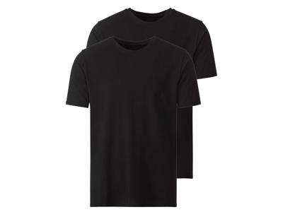 MEXX 2 heren T-shirts (zwart/ronde hals, L)