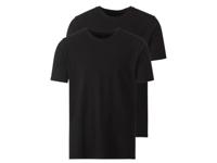 MEXX 2 heren T-shirts (zwart/ronde hals, L)