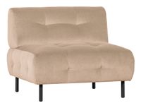 WOOOD Fauteuil 'Lloyd' Velvet, kleur Sea Salt