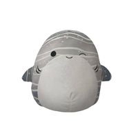 Squishmallows knuffel haai met glitterbuik - 30 cm - thumbnail