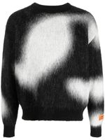 Heron Preston pull en maille intarsia - Noir