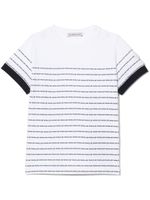 Moncler Enfant t-shirt à logo imprimé - Blanc