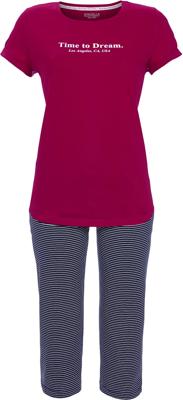 Katoenen Ringella pyjama rood