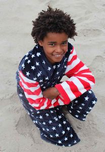 Kinderbadjas USA - S (5-6 jaar)