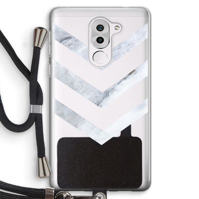 Marmeren pijlen: Honor 6X Transparant Hoesje met koord
