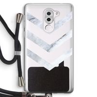 Marmeren pijlen: Honor 6X Transparant Hoesje met koord