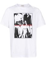 Alexander McQueen t-shirt en coton à imprimé photographique - Blanc - thumbnail