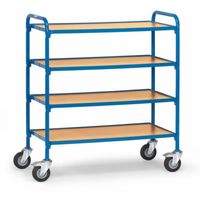 Fetra Hauptartikel 32940 Etagewagen Staal Poedercoating Laadvermogen (max.): 250 kg Stralend blauw (RAL 5007) - thumbnail