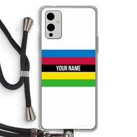 WK Wielrennen: OnePlus 9 Transparant Hoesje met koord