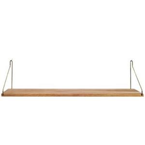 Frama Shelf wandplank 80x27 naturel|messing