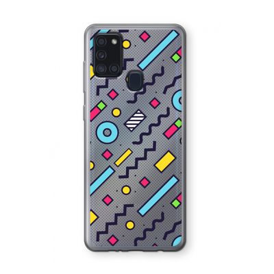 8-bit N°8: Samsung Galaxy A21s Transparant Hoesje
