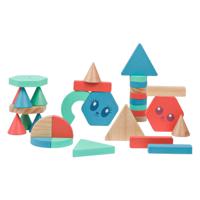 BS Toys houten bouwstenen - 38dlg.