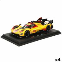 Auto Ferrari 28 x 7 x 12 cm (4 Stuks)