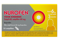 Nurofen voor Kinderen Zetpil 60mg Nurofen voor Kinderen Zetpil 60mg