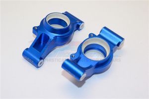 GPM - Aluminium Rear Knuckle Arms with Collars - Blue - Traxxas X-Maxx