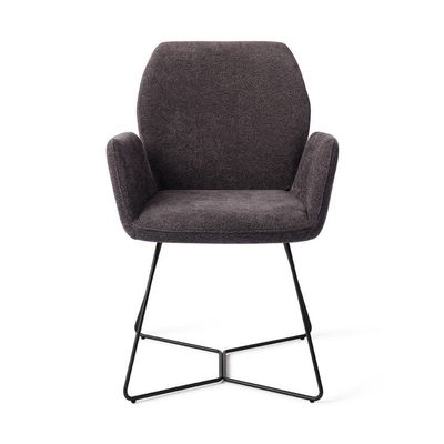 Jesper Home Misaki eetkamerstoel Almost Black beehive black
