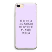 Gek: iPhone 7 Transparant Hoesje