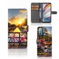 Motorola Moto G60 | Flip Cover | Amsterdamse Grachten