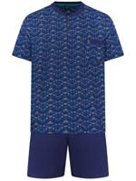 Blauwe heren shortama Robson