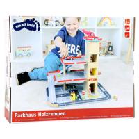 Small Foot - houten parkeergarage met accessoires