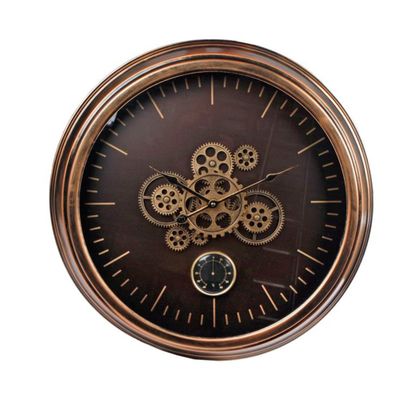Radarklok Budapest Goud met thermometer