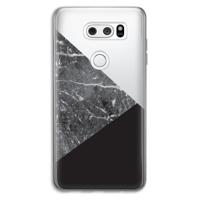 Combinatie marmer: LG V30 Transparant Hoesje - thumbnail