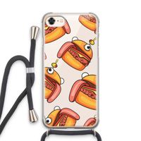 Hamburger: iPhone 8 Transparant Hoesje met koord