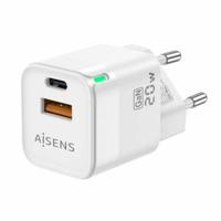 Oplader Aisens ASCH-20W2P002-W Wit 20 W (1 Stuks)