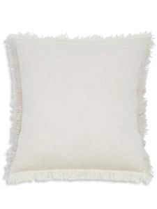 alonpi cashmere coussin Spix à bords francs - Blanc