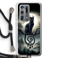 Moonlight Companions: Huawei P40 Pro Plus Transparant Hoesje met koord
