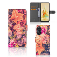 OPPO Reno8 T 4G Hoesje Bosje Bloemen - thumbnail