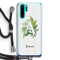 Green Brush: Huawei P30 Pro Transparant Hoesje met koord