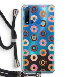 Donuts: Huawei P20 Lite (2019) Transparant Hoesje met koord