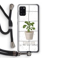 Kamerplant op vensterruit: Samsung Galaxy A31 Transparant Hoesje met koord