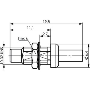 Telegärtner 100024901 100024901 SMC-connector Stekker, recht 1 stuk(s)