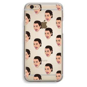 Ugly Cry Call: iPhone 6 / 6S Transparant Hoesje