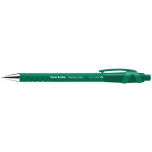 12x Paper Mate Flexgrip Ultra balpen groen medium
