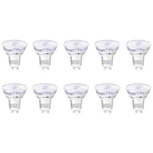 Sygonix SY-5237738 LED-lamp Energielabel E (A - G) GU10 3.6 W = 50 W Warmwit (Ø x h) 50 mm x 54 mm Niet dimbaar 10 stuk(s)