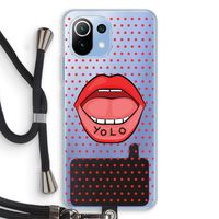Yolo Denise: Xiaomi Mi 11 Lite Transparant Hoesje met koord