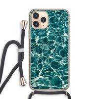 Weerkaatsing water: iPhone 11 Pro Transparant Hoesje met koord
