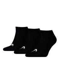 HEAD Sneakersokken Training 3-pack Zwart-43/46