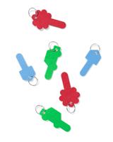 HEMA Sleutelhangers vilt - 6 stuks