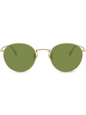 Oliver Peoples lunettes de soleil à monture ronde - Or