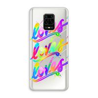 Loves: Xiaomi Redmi Note 10 Lite Transparant Hoesje