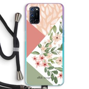 Sweet heaven geometrics: Oppo A72 Transparant Hoesje met koord